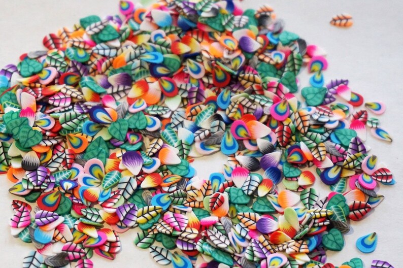 Polymer Clay Assorted Pieces Slices DIY Craft Random Nature Etsy