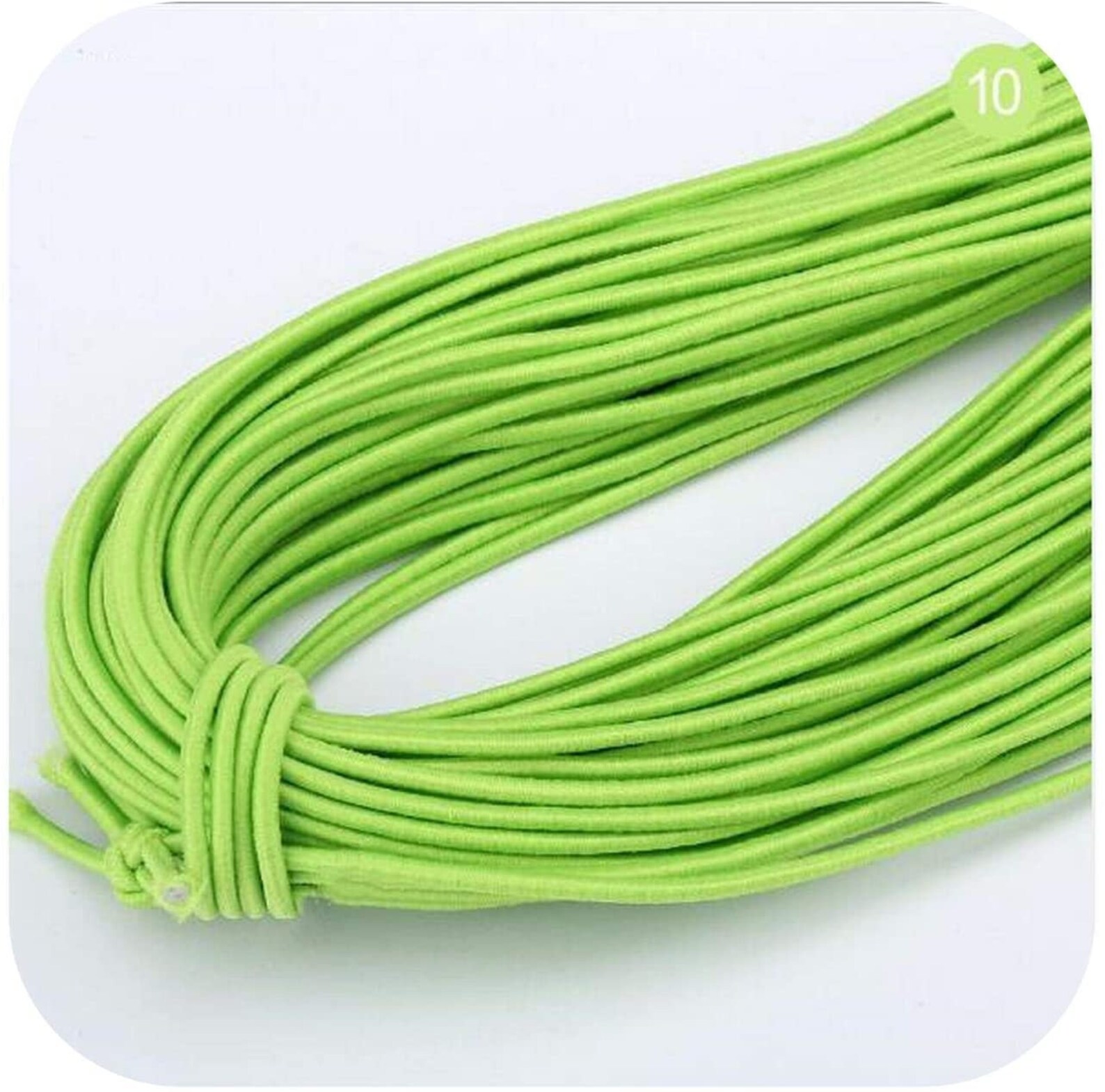Bright Green Elastic 2mm Soft Elastic Stretch Cord Mask Etsy