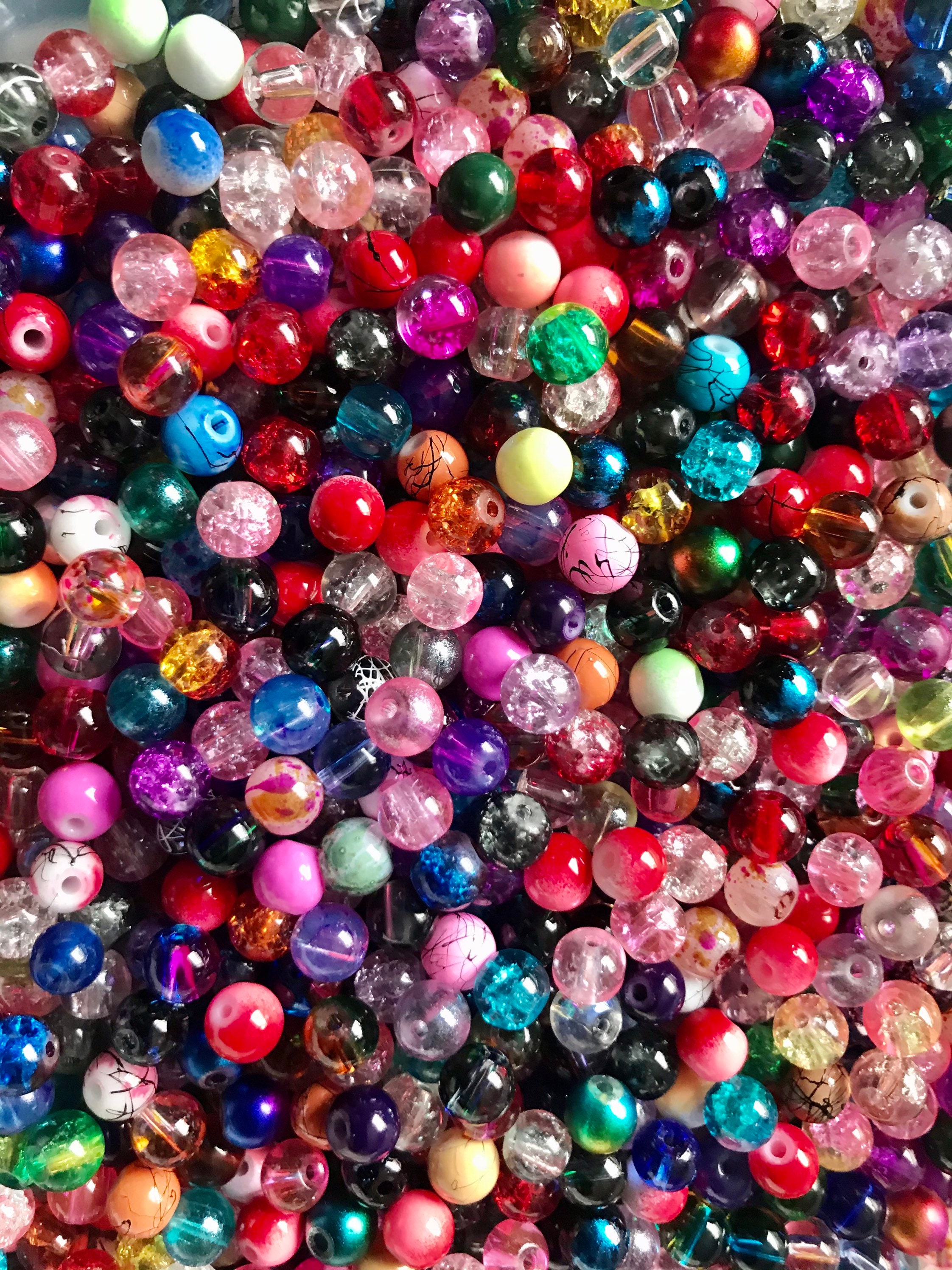 4mm Assorted Glass Bead Mix Beads Bulk Bead Mix Bead Soup Lot Etsy UK