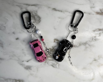 Bijpassende Porsche 911 GT3-autosleutelhangers voor stellen voor hem en voor haar