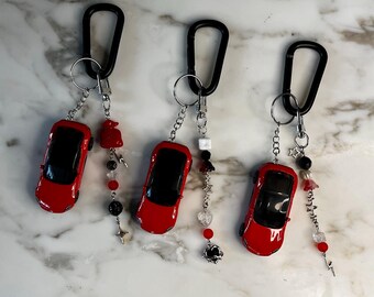 Handgemaakte Nissan Z Hot Wheels J-Imports-sleutelhanger uit 2023 voor autojongens / automeisjes