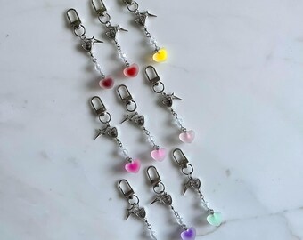 Y2K Heart Aura sleutelhanger tasbedel