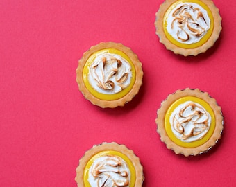 Lemon Meringue Pie - Bottle Cap Magnet