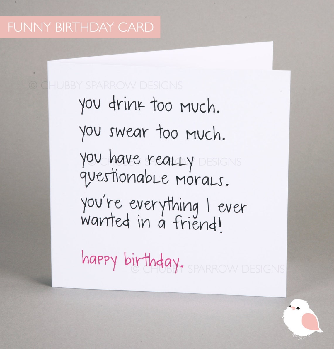 Funny Birthday Card Funny Greeting Card Birthday Card Etsy UK