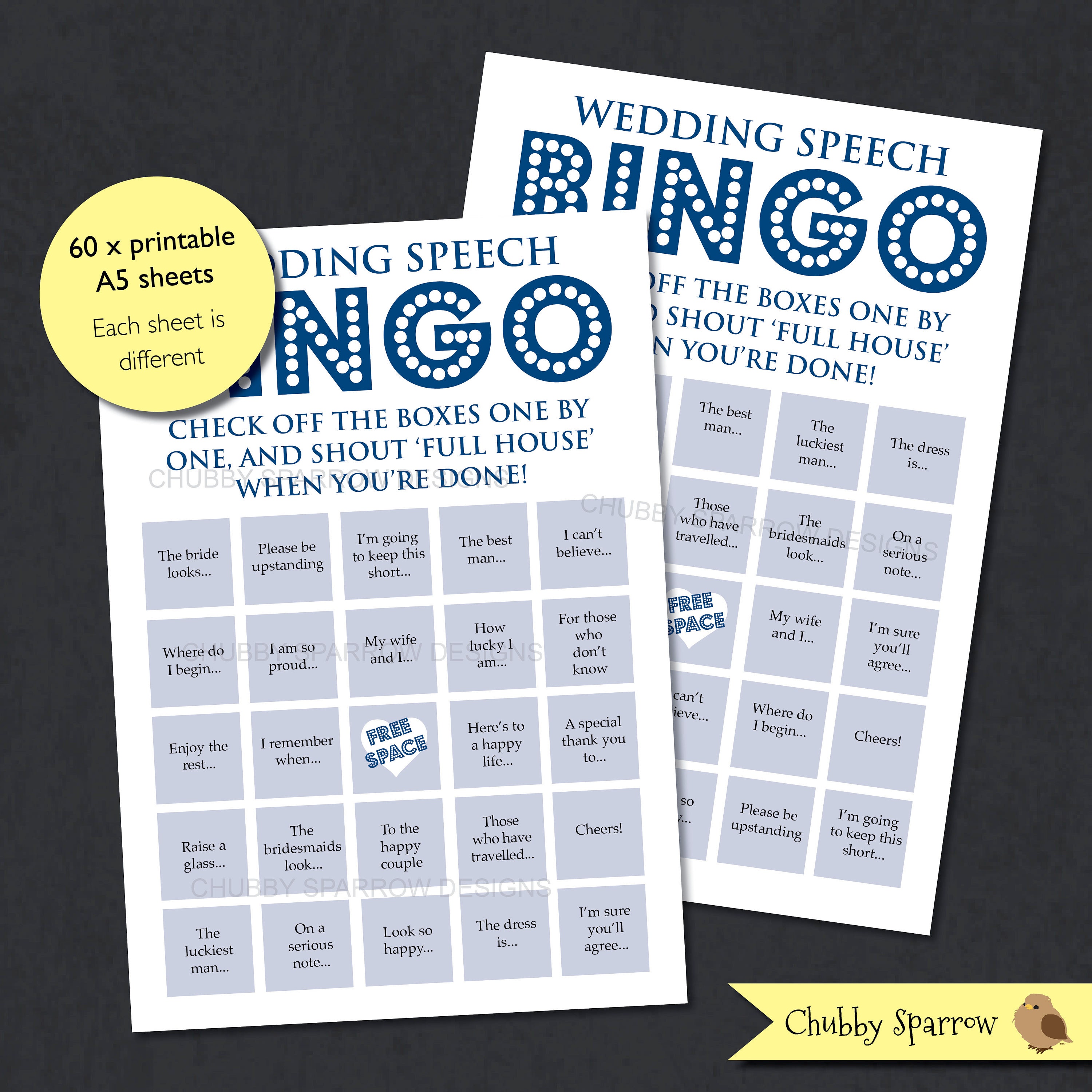 Wedding speech bingo pdf Wedding speech bingo pdf image