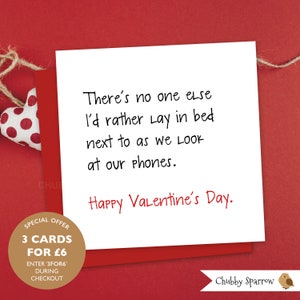 Grappige Valentijnskaart, vriend, vriendin, vrouw, echtgenoot, partner, wenskaart, Valentijnskaart, Love Funny Card, Sarcastische kaart