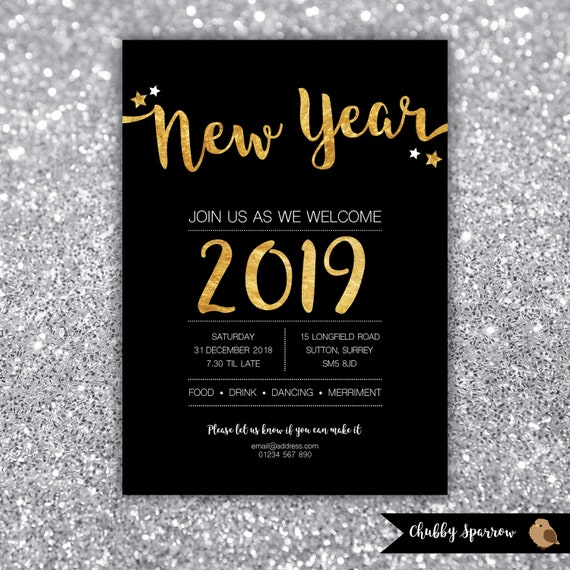 New Year Invitations Ideas 10