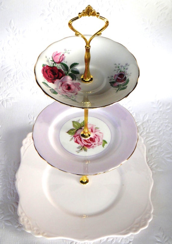 How To Make A Vintage 3 Tier Cup Cake Plate Wedding Stand Diy Norway - Diy 3 Tier Cake Stand