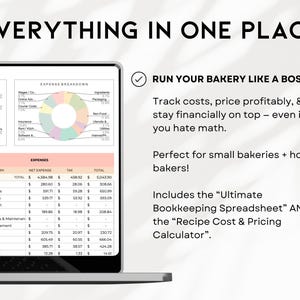 Ultimate Bakery Business Spreadsheet, Recipe Cost Calculator ...