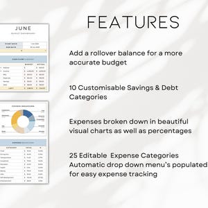 Simple Budget Planner Google Sheets, Monthly Budget Spreadsheet ...