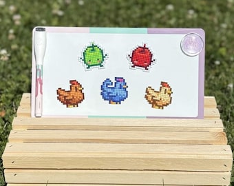 Diamond Art Magnet || Chickens and Spirits