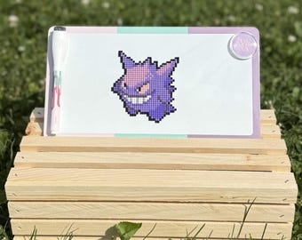 Diamond Art Magnet || Purple Ghost