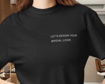 Bridal Makeup Artist Shirt, MUA Uniform Tee, Luxury Wedding Day Glam Stylist Top, Aesthetic Bridal Trial Clothing, Comfort Colors 1717