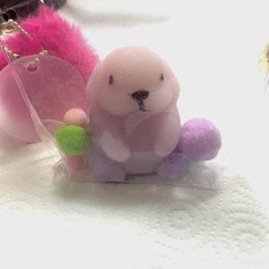Handmade Taba Squishy Animal Keychain | Kawaii Stress Relief Fidget Toy