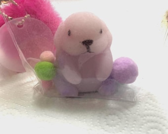 Handmade Taba Squishy Animal Keychain | Kawaii Stress Relief Fidget Toy