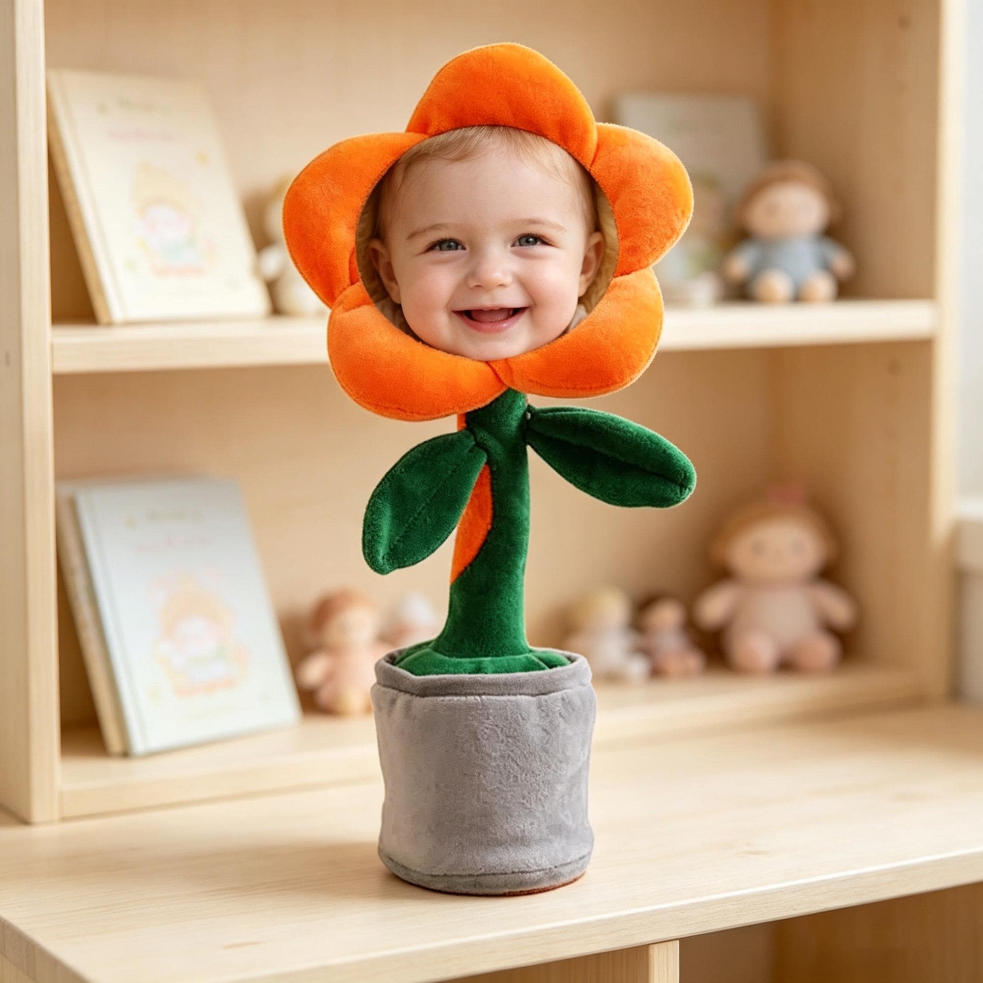 Dancing flower toy custom face - Etsy 日本