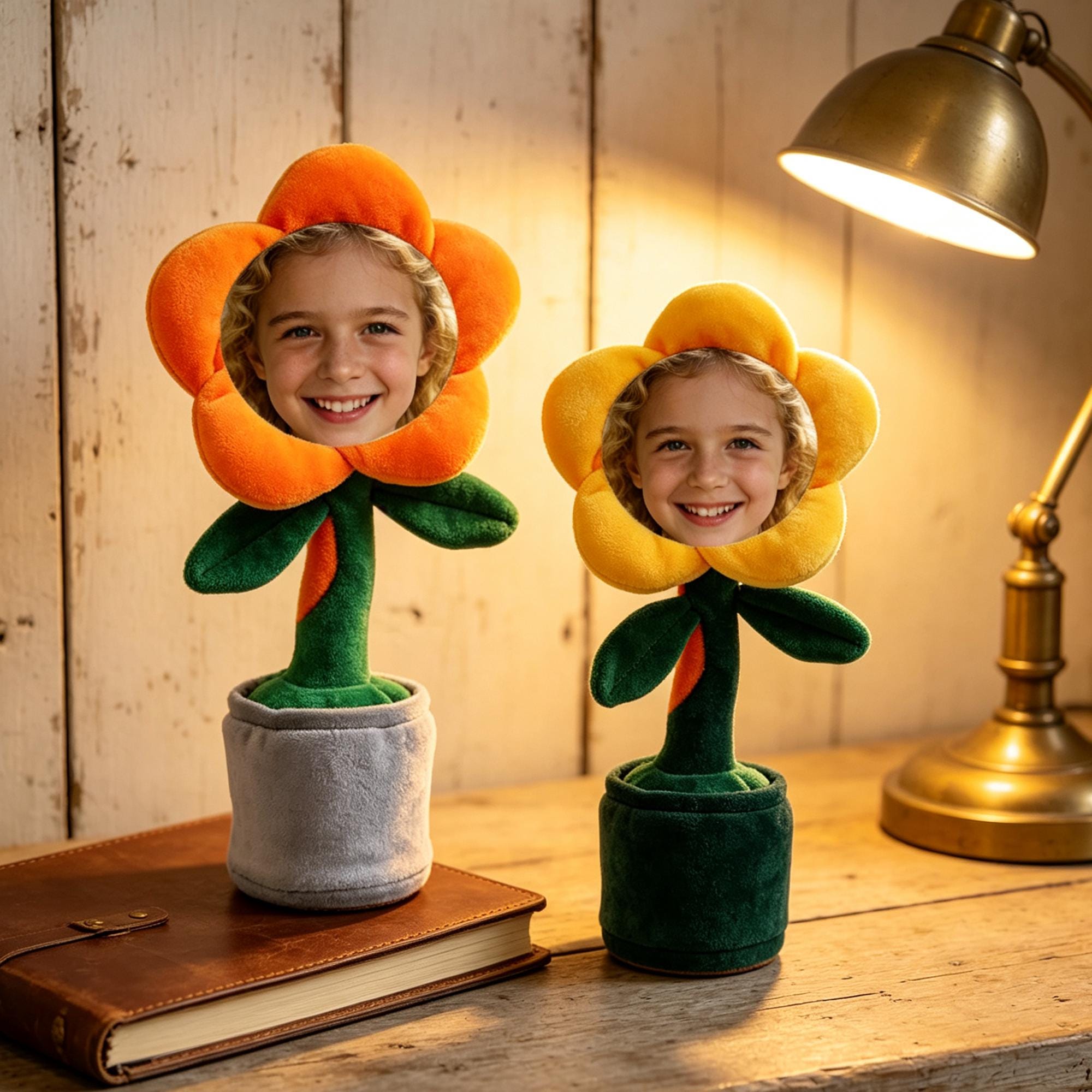 Dancing flower toy custom face - Etsy 日本