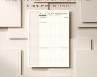ADHD Planner Printable — Daily Weekly Monthly Planner PDF for Executive Dysfunction and Neurodivergent Minds
