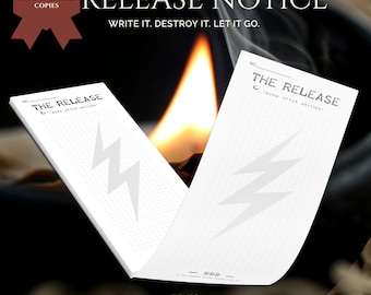 Cord Cutting Ritual Printable, Nervous System Healing, Digital Burn Book, Letting Go Worksheet, Closure Ritual, Somatic Vent Journal PDF