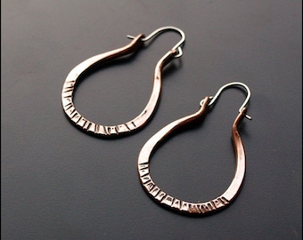 Copper hoops