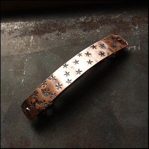 Stars... - Copper hair clip