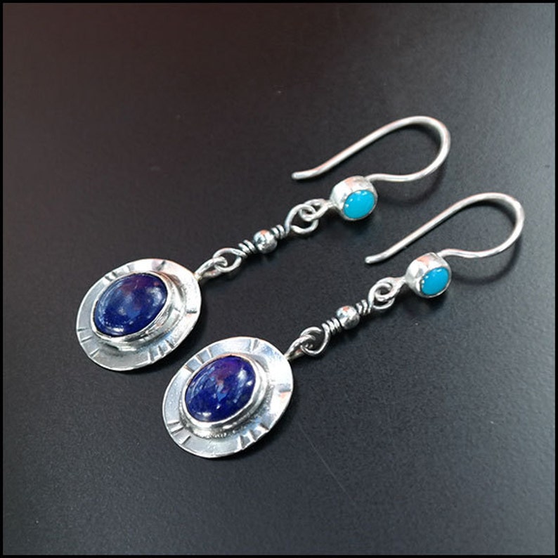 Heavenly Turquoise Silver Earring E6543 main image 1