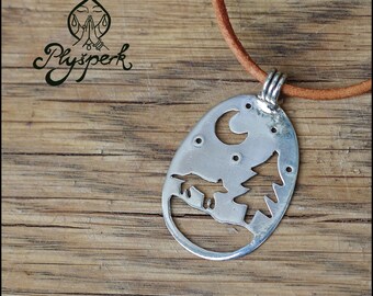 In the Woods - Sterling silver necklace