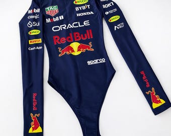 Paquete de calcomanías con logotipos para trajes de carreras, ubicación de logotipos para camisetas de F1 RedBull, archivo vectorial (archivos digitales)
