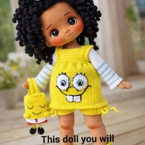 Amigurumi-pop | Handgemaakt gehaakt speelgoed pdf | Zelfstudie speelgoed | Digitale download