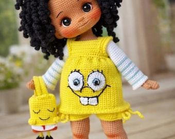 Amigurumi-pop | Handgemaakt gehaakt speelgoed pdf | Zelfstudie speelgoed | Digitale download