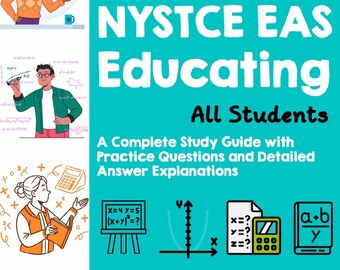 NYSCE EAS Educating All Students Study Guide PDF, Teacher Certification Exam Prep Workbook, Practice & Review Digital Download