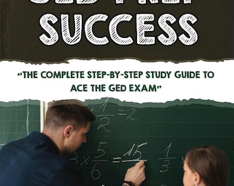 GED Test Prep Study Guide: Complete Practice Questions (Digital Download)
