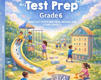 STAAR Grade 6 Test Prep | Practice Questions & Study Guide (Digital Download)