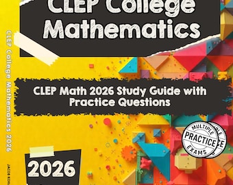 CLEP College Algebra Study Guide | Math Test Prep Workbook (Digital Download)