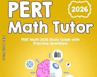 PERT Math Tutor 2026 Study Guide | Practice Questions (Digital Download)