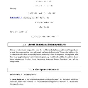 Matemáticas básicas / Cuaderno de ejercicios de matemáticas para principiantes / Práctica de aritmética y guía de estudio / Descarga digital imagen 4