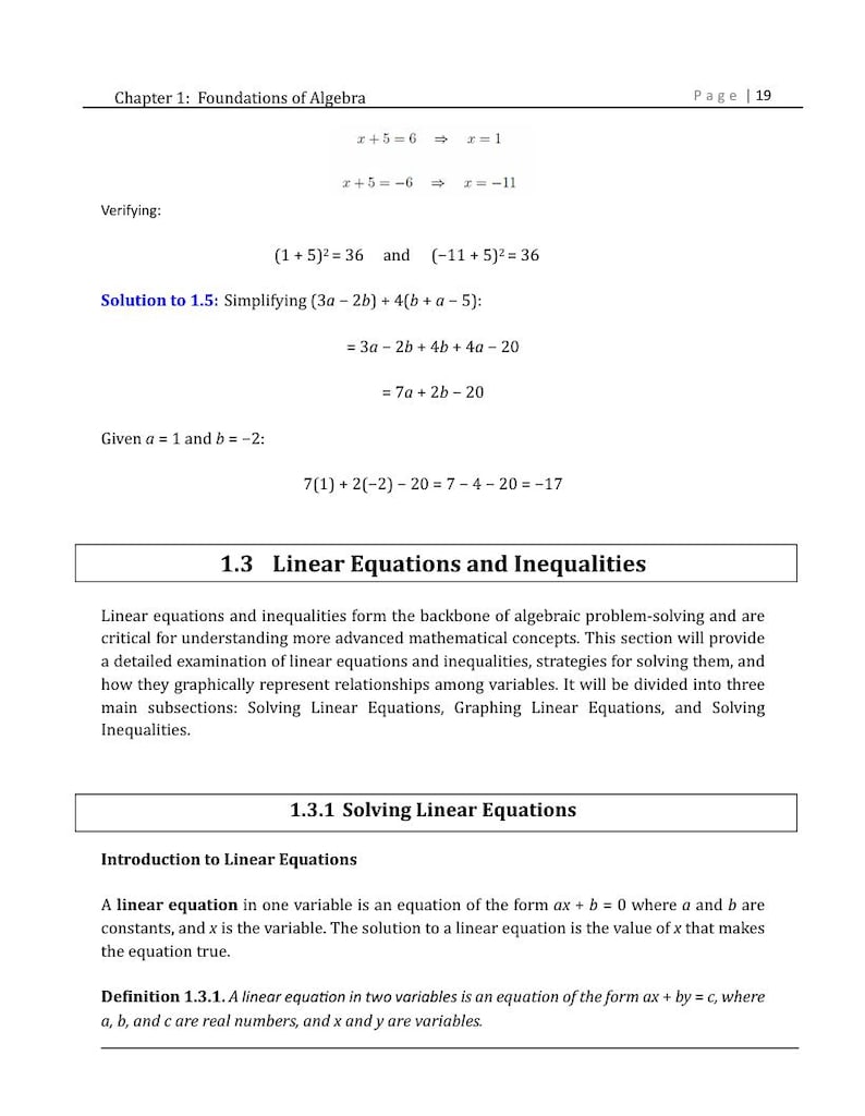 Matemáticas básicas / Cuaderno de ejercicios de matemáticas para principiantes / Práctica de aritmética y guía de estudio / Descarga digital imagen 4