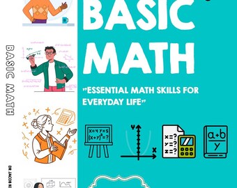 Basic Math eBook PDF | Beginner Math Workbook | Arithmetic Practice & Study Guide | Digital Download