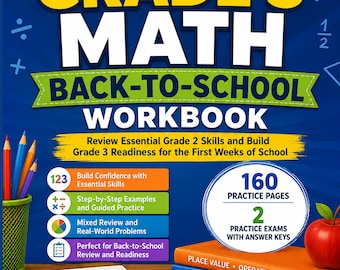 Complete Grade 3 Math Back to School Workbook