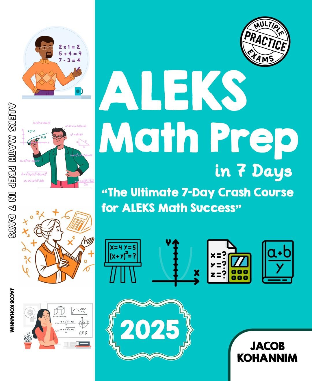 ALEKS Math Prep in 7 Days PDF, Fast Track Study Guide, Math Practice ...