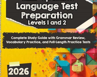 CLEP Spanish Language Test Prep Study Guide (Levels 1 & 2) (Digital Download)