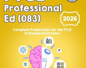 FTCE Professional Ed 083 eBook PDF | Florida Teacher Certification Study Guide | Practice Questions | Digital Download