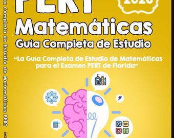 PERT Math Study Guide Spanish Edition, Practice Exam Prep (Digital Download)