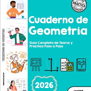 Geometry Workbook  | Math Exercises, Study Guide (Digital Download)