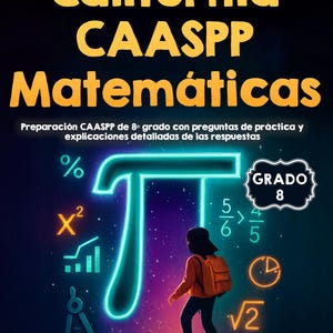 California CAASPP Grade 8 Matematicas | Practice Workbook (Spanish Edition)
