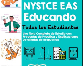 NYSTCE EAS Study Guide, Spanish Teacher Exam Prep (Digital Download)
