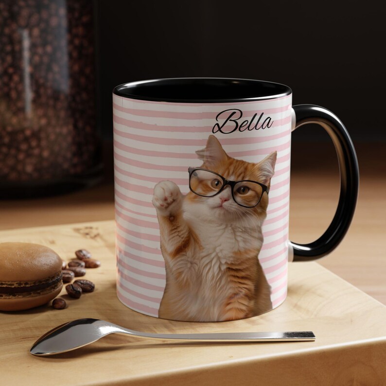 SeniStudioTreasures Cat Portrait Mug