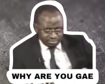 Why Are You Gay Meme Sticker
