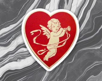 Red Valentines day Meme Sticker
