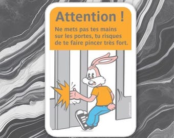 Serge The Metro Rabbit Meme Sticker